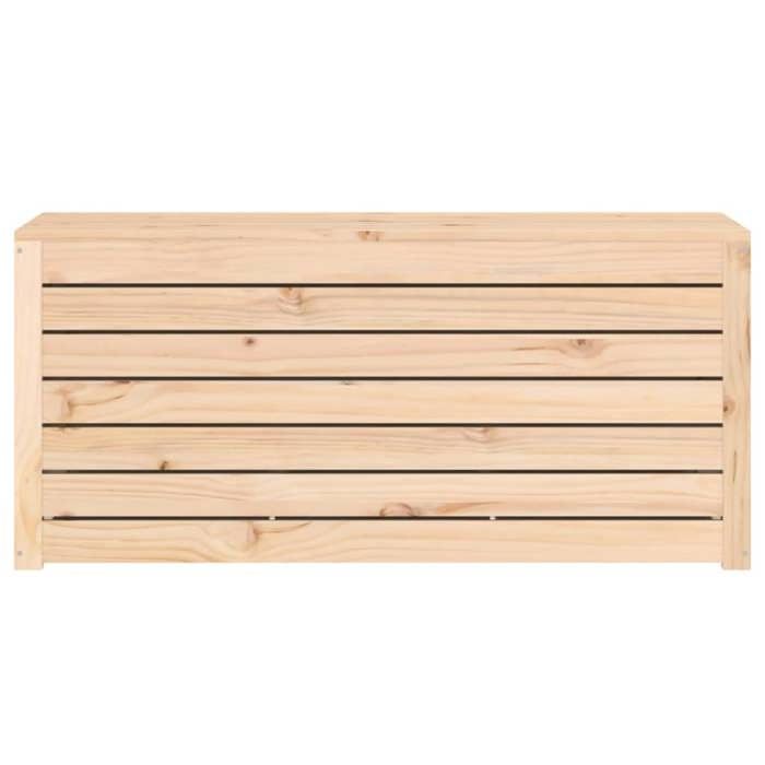 Sale 2026 Coffre de jardin - BURKE - grande espace - 101x505x465 cm - bois massif de pin CC267