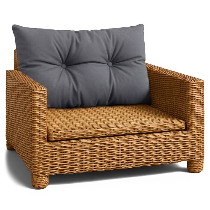 Coussin Lounge Mobilier Jardin Coussin de dossier 40x70 cm - Graphite