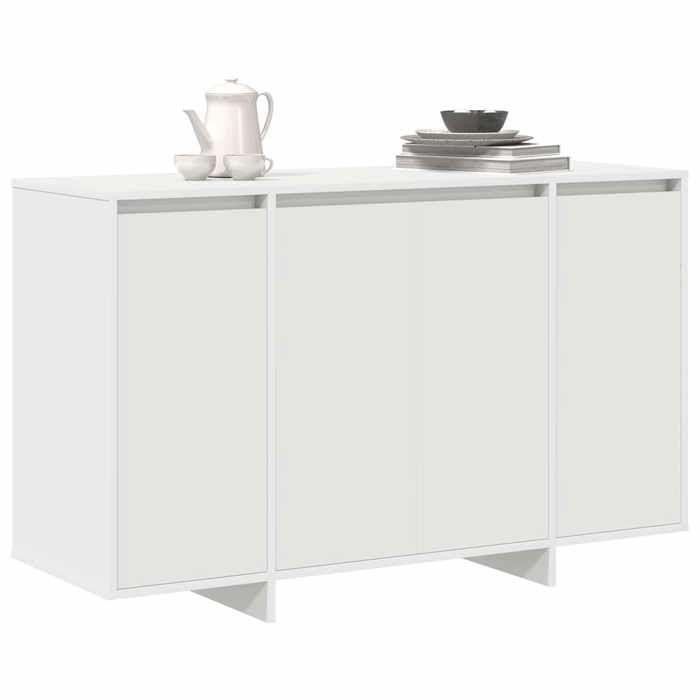 vidaXL Meuble rangement - Buffet Blanc 120 x 41 x 75 cm Bois dingénierie poisd:44.1kg &7023