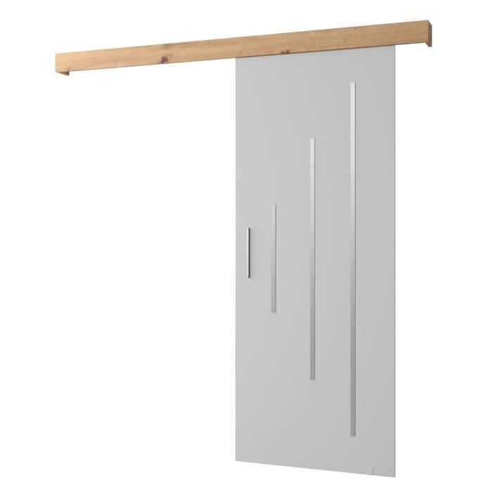 ABIKSMEBLE Salwador Y Système de Porte Coulissante avec Cache Rail et ...