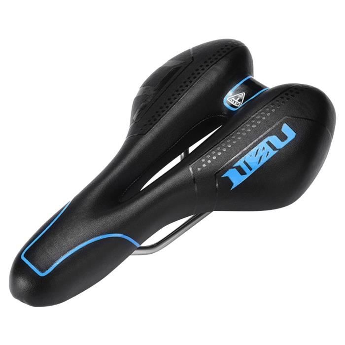 Selle Large Confort BUCKLOS Anti-vibration Pour Vélo, Universelle (noir/vert/bleu/rouge). Neuve.