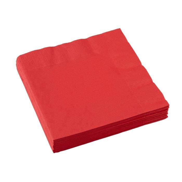 Serviettes En Papier Fluo Amscan – Lot De 16 Serviettes 33 Cm, Papier Double épaisseur, Couleurs Vives Pour Anniversaire Ou Fête - 5