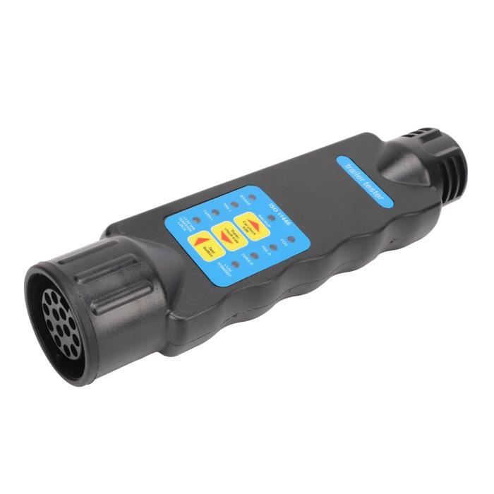 Testeur Prise Remorque HELLA 8Pd 004 508-011 - 24V, Pour Prises 7 Pôles ISO 1185