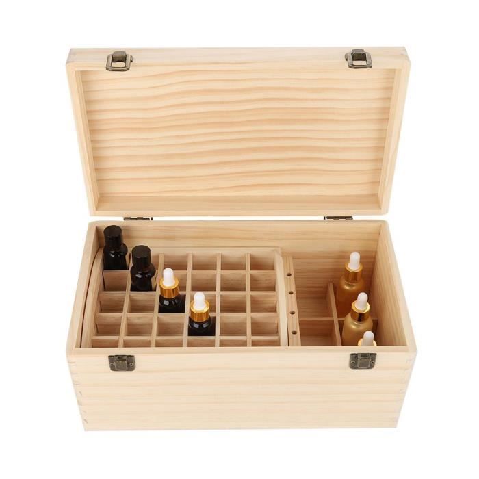 Boite En Bois Pour Huiles Essentielles Caisse En Bois A Deux