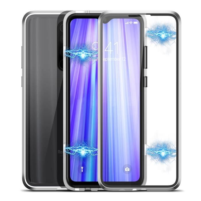 Coque Magnétique Oppo A76 - Verre Trempé Avant/arrière Adsorption