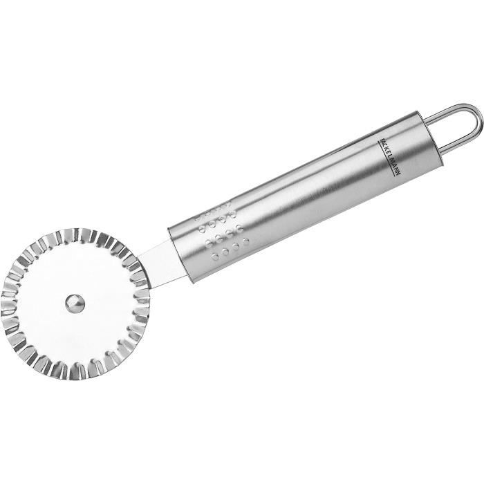 Roulette à Pâtes Sweetness - Cutter à Raviolis En Métal Avec Poignée En Bois, Idéal Pour Pâtes Fraîches, Biscuits Et Pâtisserie - 1