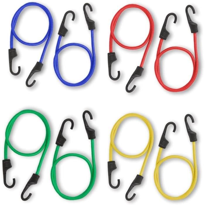 Lot De 20 Tendeurs En Caoutchouc Avec Crochets - Petites