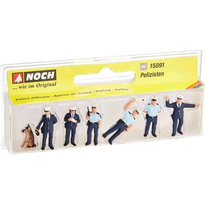Noch - 15038 - Modélisme Ferroviaire - Magasinier - 5 Figurines + Accessoires, Divers, Gris