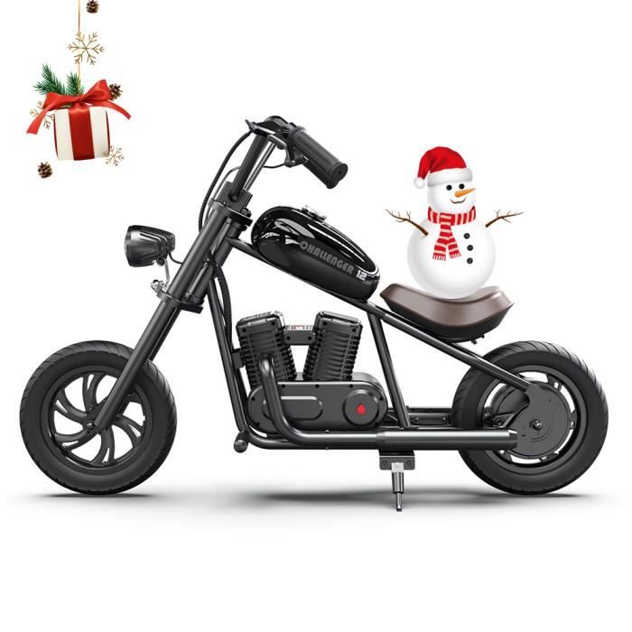 Moto Électrique HYPER GOGO Cruiser 12 Chopper pour Enfants 24V 5,2Ah 160W avec Pneus 12'x3', 12KM Haut de Gamme