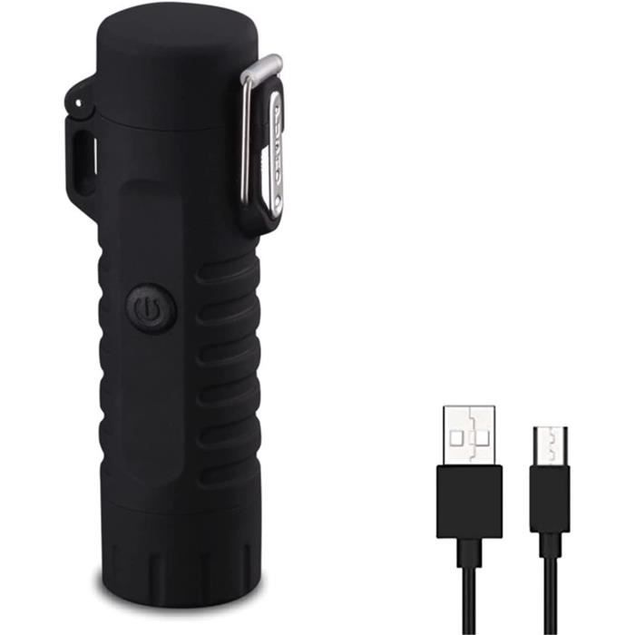 Briquet Plasma SUPRUS - Étanche Coupe-vent Rechargeable USB-C Avec Col Flexible Briquet Rechargeable USB-C