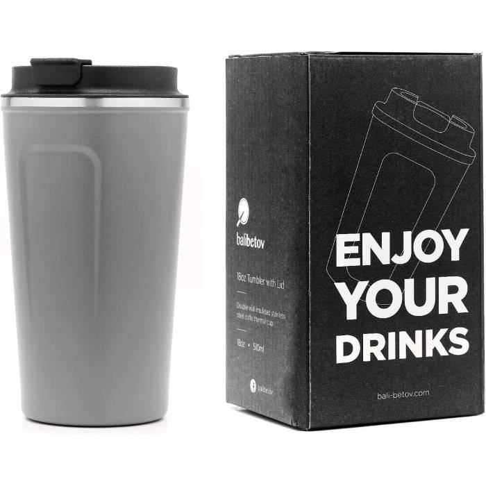 XUDREZ Mini Bouteille D'eau Isotherme Sous Vide, Portable Et