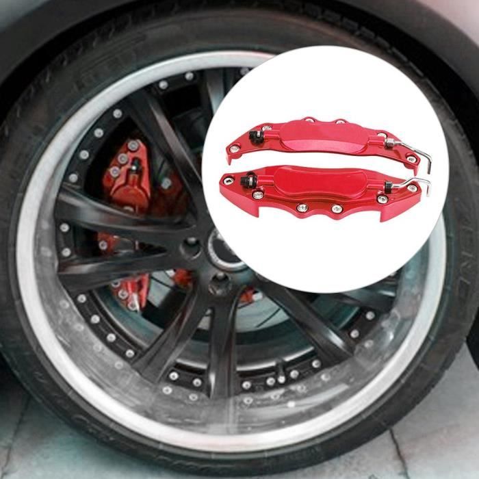 2pcs Voiture En Aluminium Etrier De Frein Couvercle Protecteur