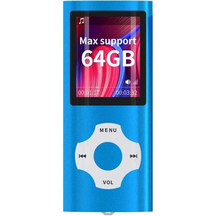 Digital Portable Lecteur MP3MP4 (Max Support 128 GB) avec Photo Viewer