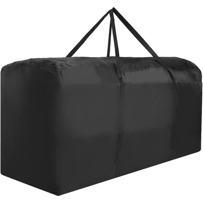 Sac de rangement pour sapin de Noël, noir, très résistant, jusqu'à 1,5