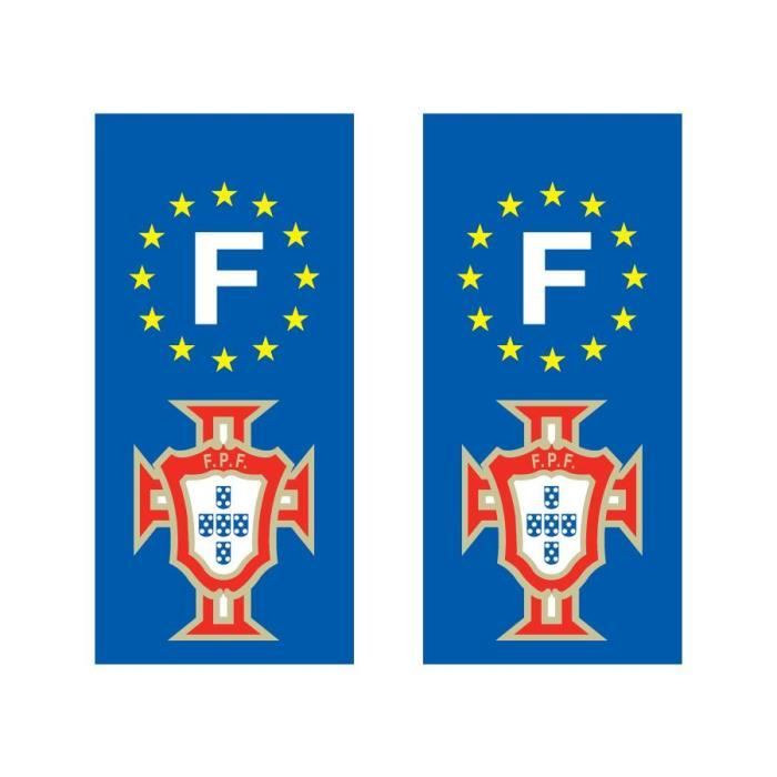 Sticker pour plaque d'immatriculation – Portugal
