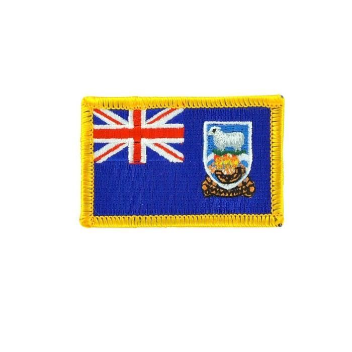 Écusson Drapeau Indonésie : Appliqué Thermocollant Brodé (3,5 X 2