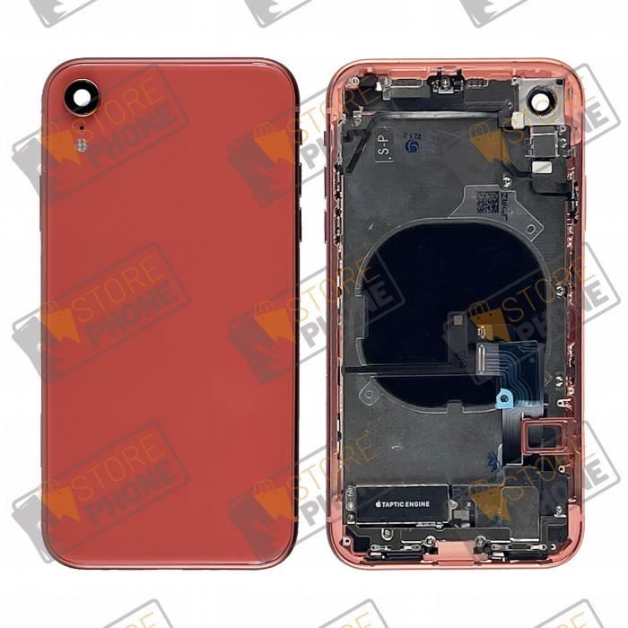 Châssis Arrière Complet Apple iPhone Xr Corail Cdiscount Téléphonie