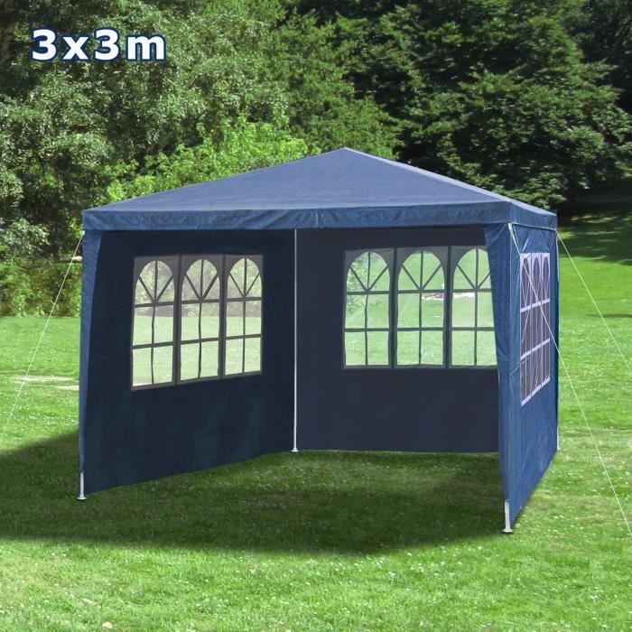 camping disponible en plusieurs couleurs id/éal pour f/êtes bi/ère TecTake Tonnelle de jardin 3/ x 3/ m