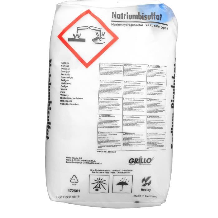 Ph Minus Granules Pour Baisser Niveau De Ph D Eau De Piscine 25 Kg Sac Achat Vente Traitement De L Eau Produit Entretien Pour Cdiscount