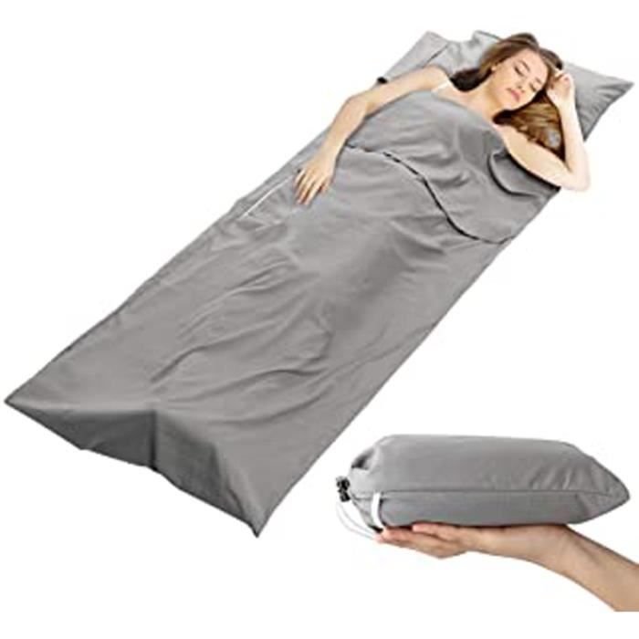 Drap sac de couchage coton deals