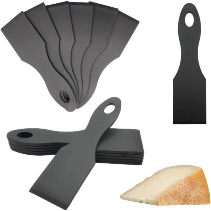 maelsa spatule raclette nylon lot de 6 idéal pour les poêlons téflonnés très beau design