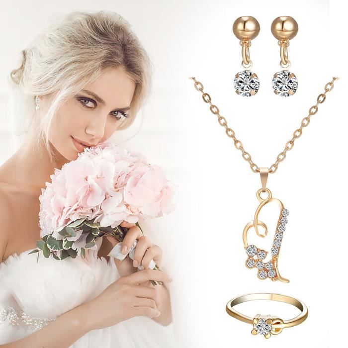 Collier bague bracelet boucles oreilles outlet