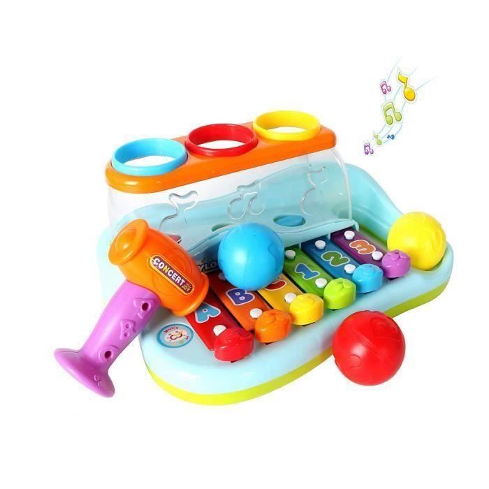 Jouets Musicaux Du Bebe Xylophone Instrument De Musique Pour Enfants Bebe 1 2 3 Ans Cdiscount Jeux Jouets