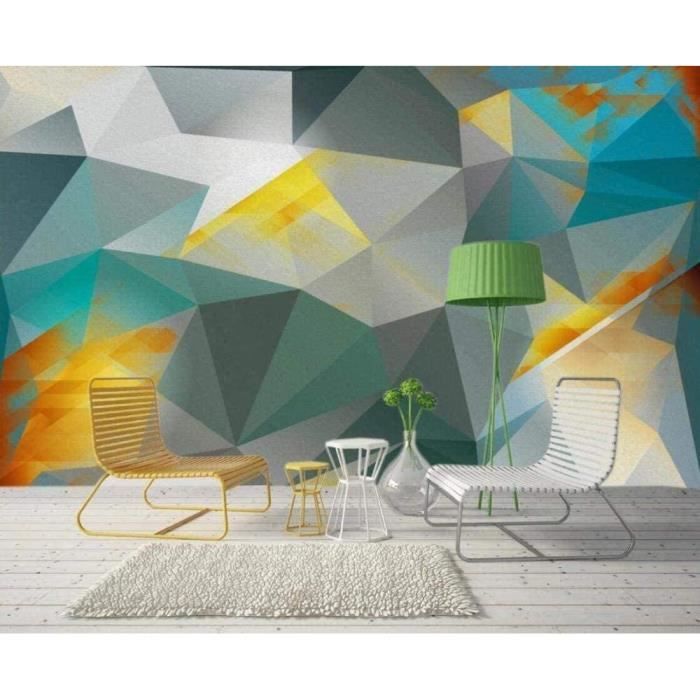 Papier Peint Marocain Carrelage En Céramique Fond Vintage Abstrait Papier Peint Salon Tv Chambre Cuisine Salle Murale Papier Peint 3D Salle De Séjour