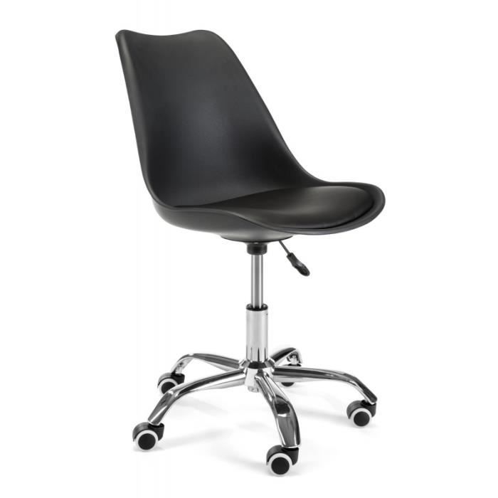 Fauteuil De Bureau Scandinave Avec Roulette Achat Vente Pas Cher