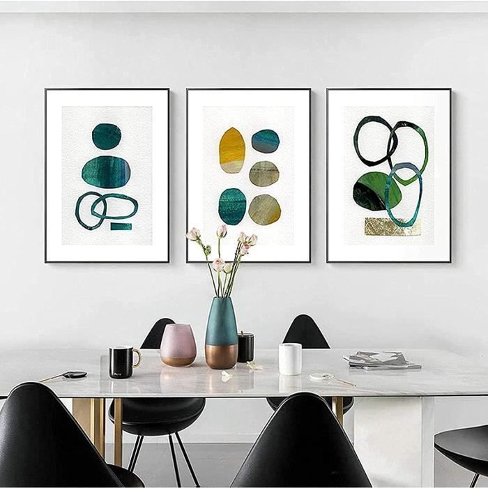 Affiche Dentaire Abstraite – Impression Sur Toile 30x40 Cm, Décoration Cabinet Médical, Salon, Bureau, Sans Cadre