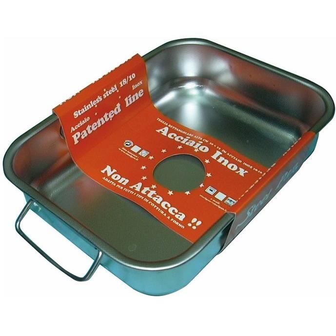 STEEL PAN Plat à four haut 30 x 22 cm