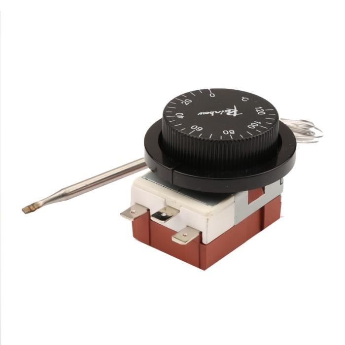 Thermostat TY 95 Pour Friteuse - Plage 50-190°C - Acier Inoxydable - Compatible Campini