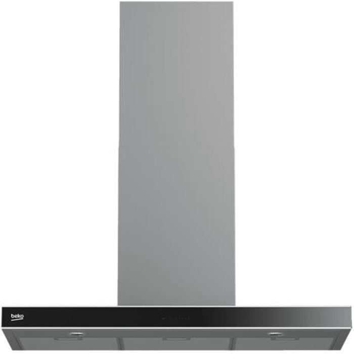 Beko Hcb93741bxh Hotte Hotte Decorative Largeur 89 8 Cm Profondeur 48 5 Cm Evacuation Recyclage Acier Inoxydable Achat Vente Hotte Cdiscount