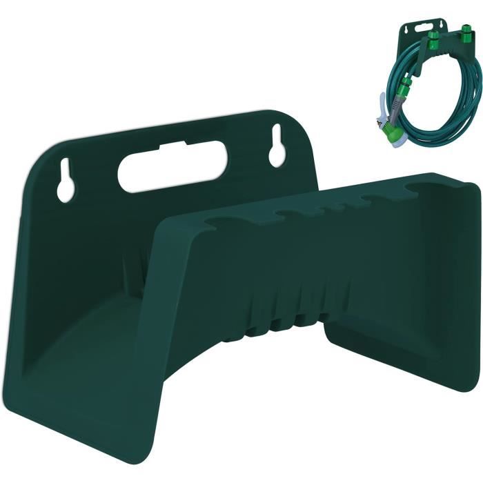 2 Supports Muraux Pour Tuyau D'arrosage - Fixation Robinet Ou Mur - ABS Robuste, Antirouille - Pour Jardin, Cour, Garage