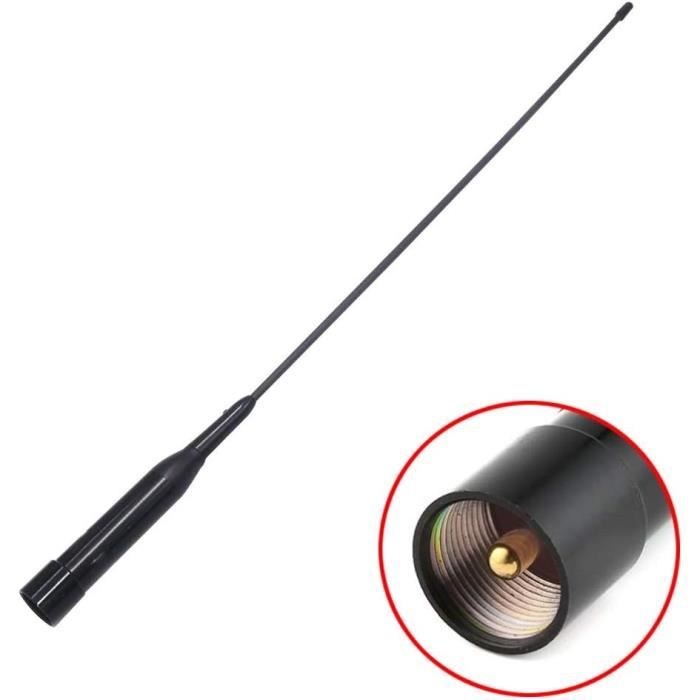 Antenne Radio Double Bande 144/430 MHz PL259 Avec Support Magnétique - Pour Voiture - Neuve