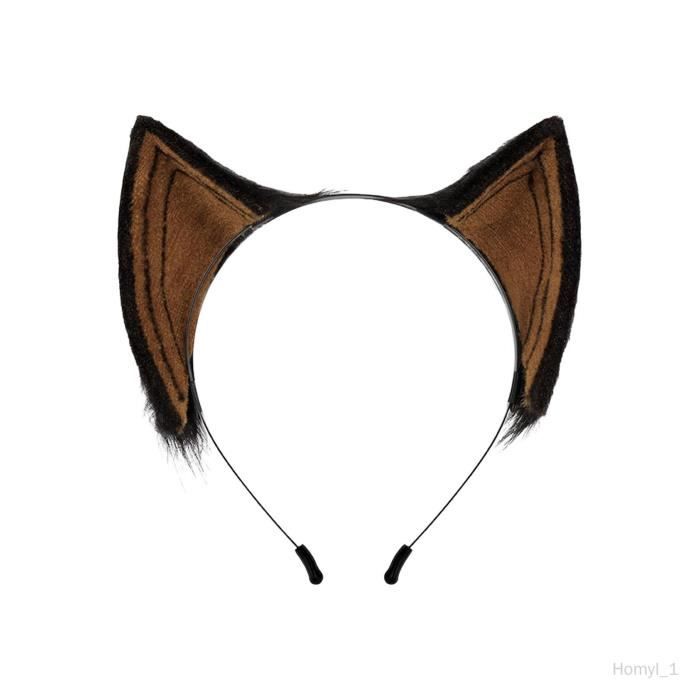 ORFOFE Bandeau Oreilles de Chèvre en Peluche Douce Cornes pour Carnaval et Événements Familiaux, Accessoire Cosplay Confortable et Mignon pour Garçon et Filles et Adultes