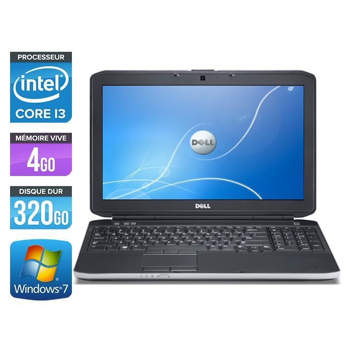 Top achat PC Portable Pc portable Dell E5530 - 15.6'' - Core i3-3120M - 4Go - 320Go pas cher