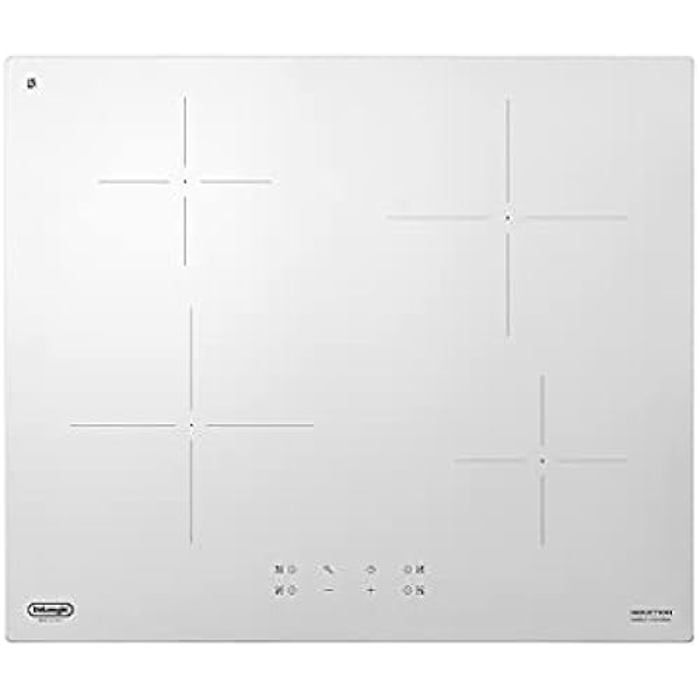 Table de cuisson à induction DELONGHI PIB 62 60cm 4 zones Minuteur Touch Control Verre