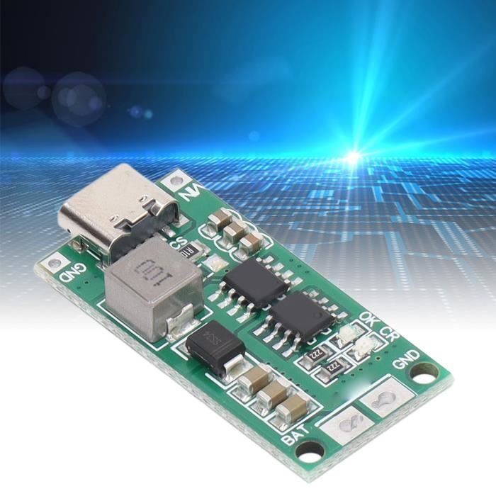 Module Chargeur Et Booster Lithium 18650 - 5 Pièces, Tension Réglable 4.3-27V, Charge 1A, Décharge 2A