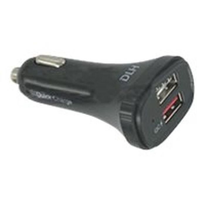 QUICK Chargeur voiture Qualcomm 3.0 - 2 ports USB dont 1 port Quick