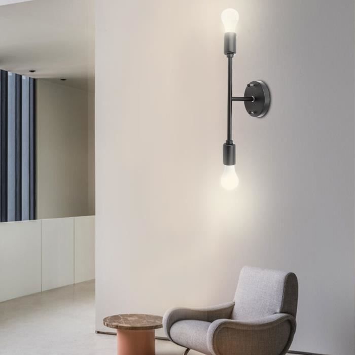 Phansthy 2 Lumière Tête De Miroir De Vanité Lumière Rétro