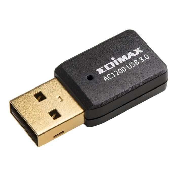 Edimax EW-7822UTC Adaptateur réseau USB 3.0 802.11b, 802.11a, 802.11g, 802.11n, 802.11ac
