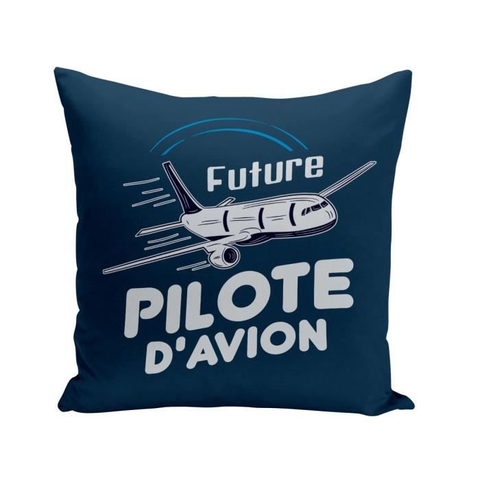 Sac Fourre-Tout En Tissu "Futur Pilote D'Avion" - Motif Métier Rêve - 38x42cm - Fabriqué En France - Neuf