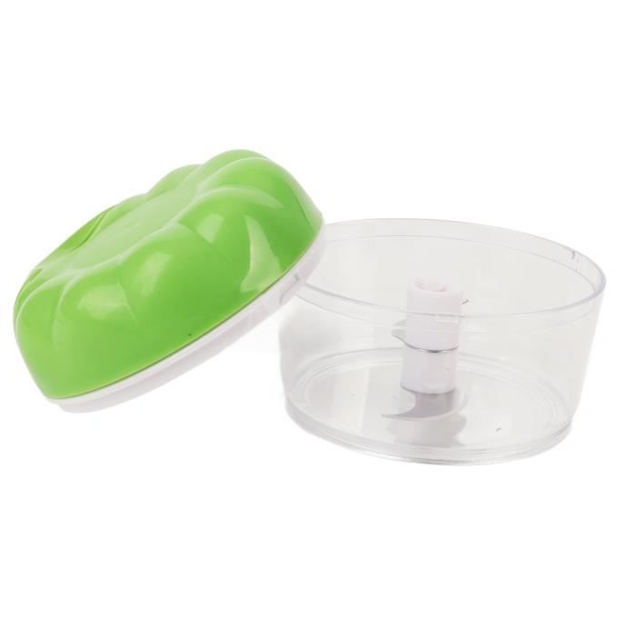 Hachoir à Ail Manuel Avec Ficelle – Multifonction, Lame En Inox, Pour Légumes, Fruits, Viande Hachée - 12