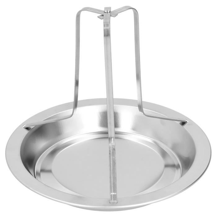 Support Poulet Grille Barbecue WOKICOR - Acier Inoxydable - Pour Four/Barbecue