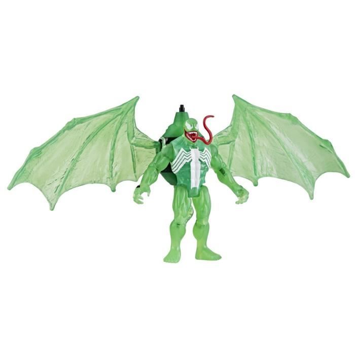 Figurine Green Symbiote Hydro-Ailes, figurine de 10 cm avec véhicule, jouets de super-héros pour enf