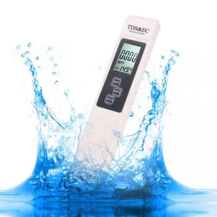 Testeur l’eau qualité Numérique TDS EC professionnel précis w ...