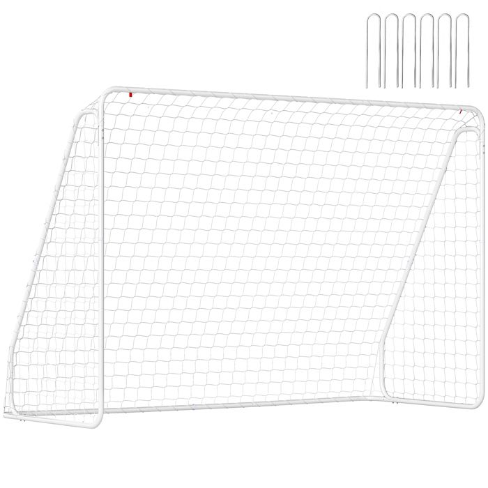 But De Football Apollo Goal Master - Pour Jardin, Enfants Et Adultes - Tailles 180/240/300 Cm, Revêtu De Mousse De Sécurité