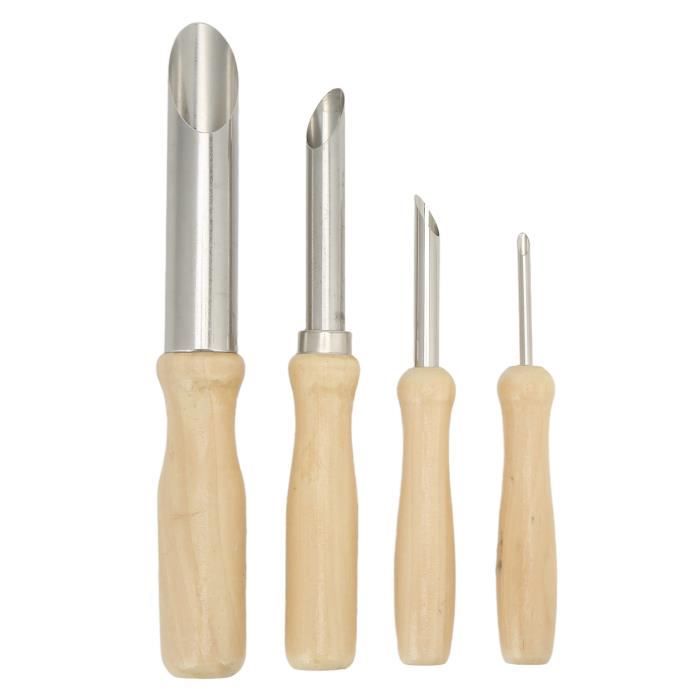 Emporte-pièces Pour Argile - Lot De 4 Diamètres (0,16 à 0,79 Pouces) - Acier Inoxydable, Pour Poterie Et Modelage