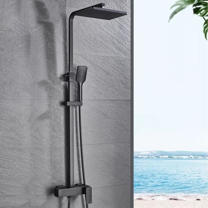 pommeau de douche pluie noir cdiscount